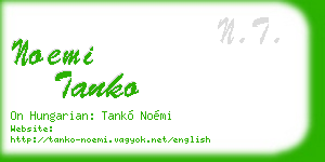 noemi tanko business card